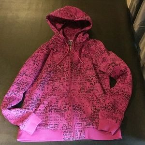 Size M under armour zip up hoodie